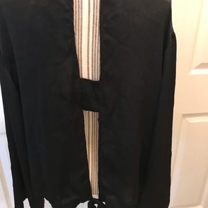 Mossimo Blouse open back with tie size XL